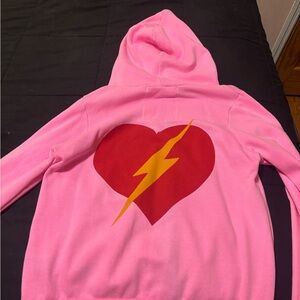 Aviator Nation Heart Thunderbolt Hoodie